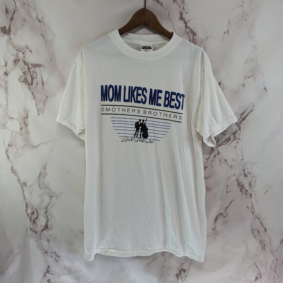 Smothers Brothers Medium Mom Likes Me Best Single Signed Autographed Vintage 90s - Picture 1 of 10